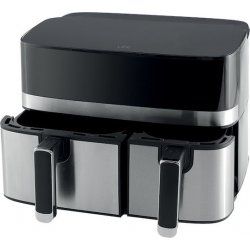 Life In Sync Air Fryer με Διπλό Αποσπώμενο Κάδο 8.6lt Ασημί