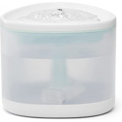 Bruno Αυτόματo Μπολ από Πλαστικό ABS Νερού για Σκύλο & Γάτα 2.5lt 14cm σε Λευκό Χρώμα