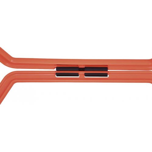 AMILA Speed Ladder Hexagonal Σκάλα Επιτάχυνσης σε Κόκκινο Χρώμα