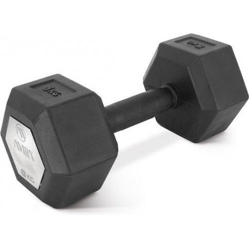 AMILA Βαράκι Εξάγωνο Λαστιχένιο 1 x 8kg