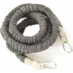 AMILA Λάστιχο Γυμναστικής Σωληνωτό Γκρι με Ιμάντες και Ζώνη 2.8m