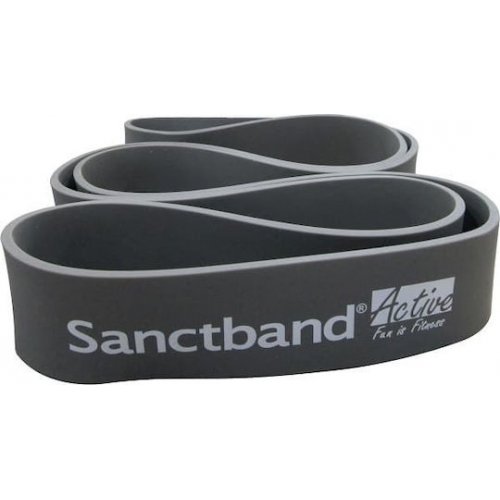 Sanctband Active Super Λάστιχο Γυμναστικής Loop Πολύ Σκληρό Μαύρο Πολύ Σκληρό++ 1.04m