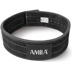 AMILA Power Lifting Ζώνη Μέσης Άρσης Βαρών Δερμάτινη Large