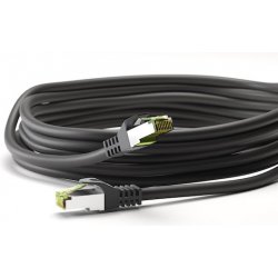 Goobay S/FTP Cat.8.1 Καλώδιο Δικτύου Ethernet 10m Μαύρο 0τμχ