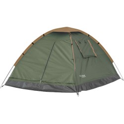 Escape Trail II+ Καλοκαιρινή Σκηνή Camping Igloo Χακί για 2 Άτομα 210x180x130εκ.