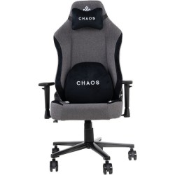 Monarch Gear Chaos Υφασμάτινη Καρέκλα Gaming με Ρυθμιζόμενα Μπράτσα Iron Gray
