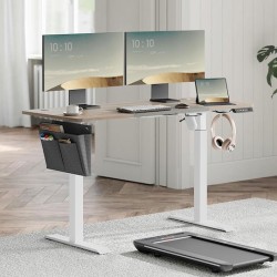 SONGMICS Height-Adjustable Electric Desk 140 x 60 cm (LSD016H01) (SNGLSD016H01)