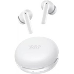 QCY T13 ANC 2 White - TWS 28dB active noise canceling 10mm drivers, BT 5.3 30 hours True Wireless