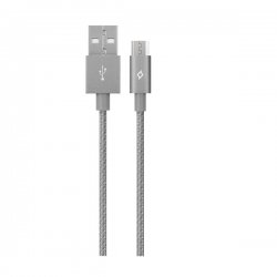 TTEC AlumiCable Micro USB Charge/Data Cable , Space Grey 2DK11UG 1,2m