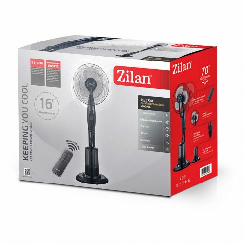 Zilan ZLN0966 Ανεμιστήρας με υδρονέφωση 75watt