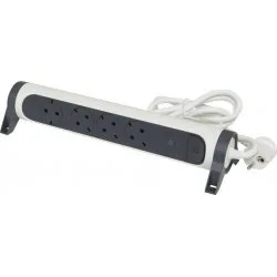 Legrand SurgeAr 4 Outlets 1.5m White/Gre