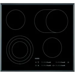AEG HK654070FB Κεραμική Εστία Αυτόνομη με Λειτουργία Κλειδώματος 57.6x51.6εκ.