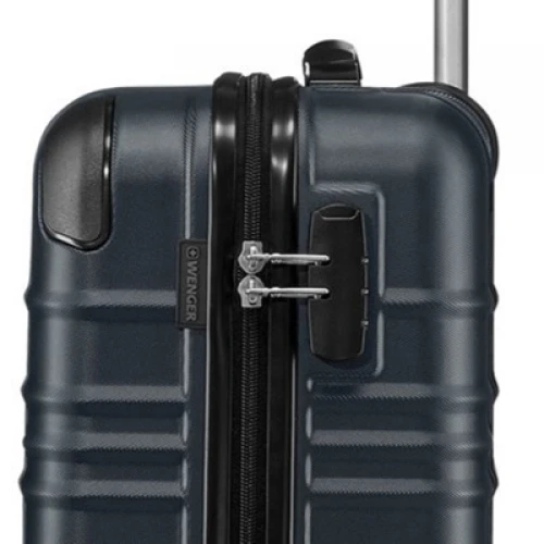 Wenger Oryson Βαλίτσα Ταξιδίου Καμπίνας Σκληρή Anthracite με 4 Ρόδες