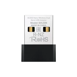 Mercusys Nano MA20N AC650 Ασύρματος USB Αντάπτορας Δικτύου 650Mbps