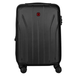 Wenger Oryson Βαλίτσα Ταξιδίου Καμπίνας Σκληρή Black με 4 Ρόδες Ύψους 54εκ.