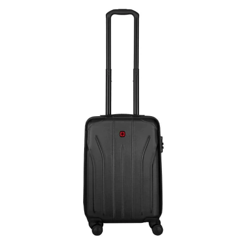 Wenger Oryson Βαλίτσα Ταξιδίου Καμπίνας Σκληρή Black με 4 Ρόδες Ύψους 54εκ.