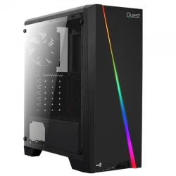 Quest Play Gaming Desktop PC (Ryzen 5-5500/16GB DDR4/1TB SSD/GeForce RTX 3050/W11 Home)