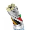 Baseus Dynamic Braided USB 2.0 Cable USB-C male - USB-A male Μπλε 1m (CALD000603)