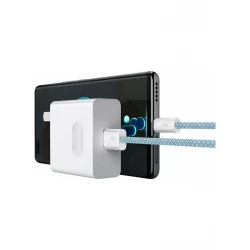 Baseus Dynamic Braided USB 2.0 Cable USB-C male - USB-A male Μπλε 1m (CALD000603)