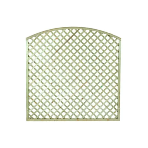 Καφασωτό Κήπου Αψίδα (6x6) από Ξύλο με Πλέγμα Ρόμβου σε Μπεζ Χρώμα 100x100cm 29908