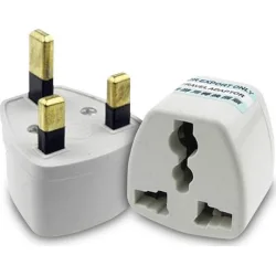 Powertech Αντάπτορας Πρίζας από Αγγλίας σε Universal