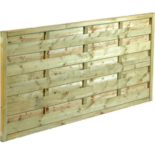 Showood Ξύλινο Πάνελ Περίφραξης σε Μπεζ Χρώμα 90cm x 1.8m 33119