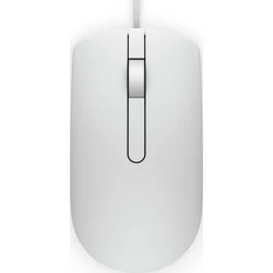 Dell MS116 Ενσύρματο Ποντίκι Λευκό 570-AAIP