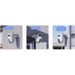 EzViz Outdoor Dual-lens Smart Home Κάμερα Παρακολούθησης H9c 3MP