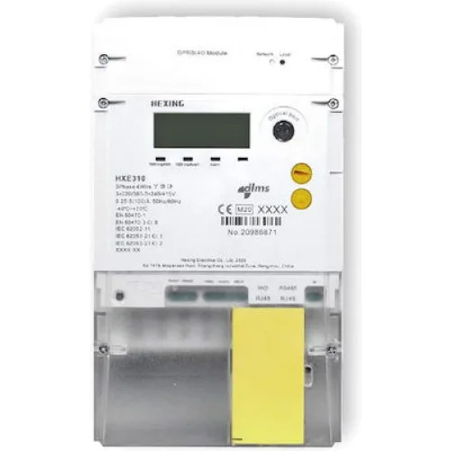 Μετρητής Ενέργειας Τριφασικός Για Net Metering Με Modem Επικοινωνίας HXE310 HEXING