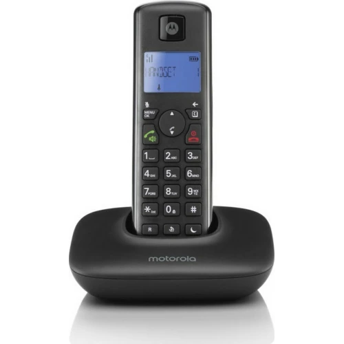 Motorola T401+ Black (Ελληνικό Μενού) Ασύρματο τηλέφωνο με φραγή αριθμών, ανοιχτή ακρόαση και Do Not Disturb