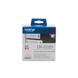 Brother P-touch Label Red / Black on White15.2m x 62mm (DK22251) (BRODK22251)
