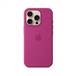 Apple iPhone 16 Pro Max Silicone Case with MagSafe Fuchsia