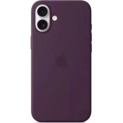 Apple iPhone 16 Plus Silicone Case with MagSafe Plum