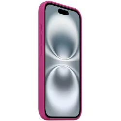 Apple iPhone 16 Silicone Case with MagSafe Fuchsia