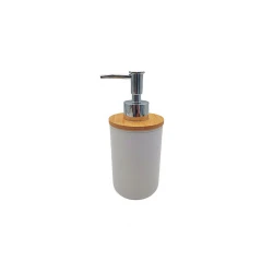 BORMANN BTW9052 Επιτραπέζιο Dispenser απο Μπαμπύ Λευκό,Φ7,2x16,5cm BORMANN BTW9052