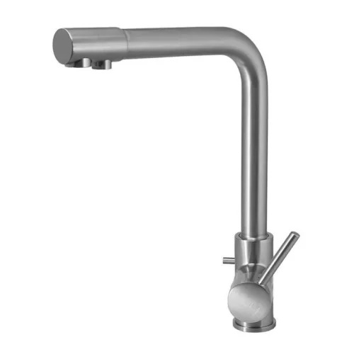 BRUNO μπαταρία πάγκου κουζίνας M54510-207, τρίοδη, αναμεικτική, ασημί