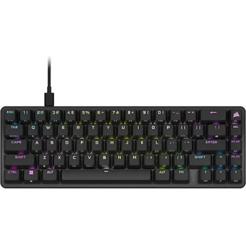 CORSAIR Wired Optical - Mechanica Gaming Keyboard K65 PRO MINI RGB 65% - Black