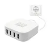 Elari PowerPort 4 Charging Station 4x USB White Φορτιστής Λευκός GR
