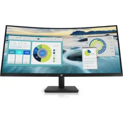 HP P34hc G4 Ultrawide VA Curved Monitor 34" QHD 3440x1440 με Χρόνο Απόκρισης 5ms GTG