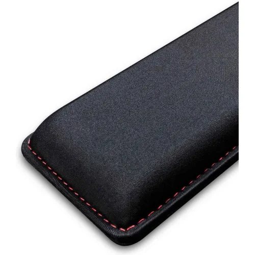HyperX HX-WR wrist rest Gel, Memory foam, Rubber Black