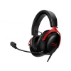 HyperX Cloud III Over Ear Gaming Headset με σύνδεση 3.5mm / USB Μαύρο / Κόκκινο