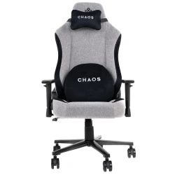 Monarch Gear Chaos Υφασμάτινη Καρέκλα Gaming με Ρυθμιζόμενα Μπράτσα Cloud Gray