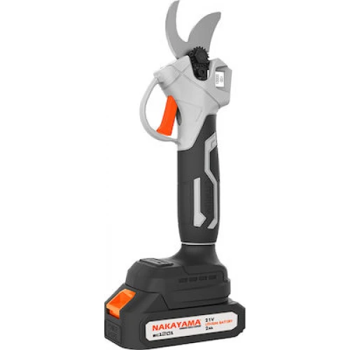 NAKAYAMA Ψαλίδι Κλάδου Μπαταρίας 21V,Brushless,0-22/28mm,1kg 2x2Ah Li-Ion,Βαλίτσα NAKAYAMA EC1250