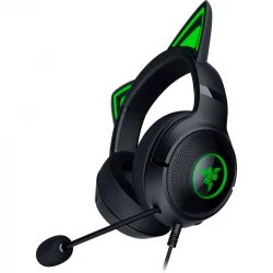 Razer KRAKEN KITTY V2 - Black - RGB - USB 7.1 Gaming Headset - Kitty Ears - PC / PS5 / SWITCH