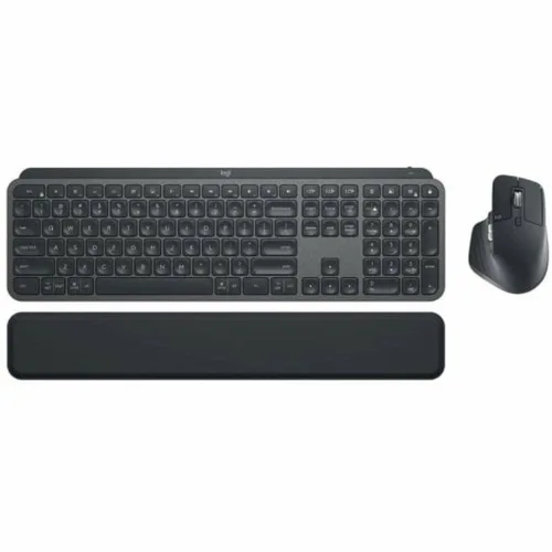 Logitech MX Keys S Combo Ασύρματο Bluetooth Σετ Πληκτρολόγιο & Ποντίκι