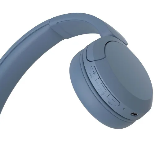 Sony Headphones with Microphone WH-CH520 Bluetooth On-Ear Blue (WHCH520L.CE7) (SNYWHCH520L.CE7)