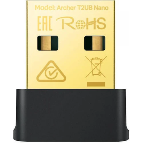 TP-LINK Archer Ασύρματος USB Αντάπτορας Δικτύου T2UB Nano V1
