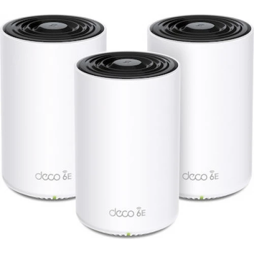 TP-LINK Deco XE75 Pro AXE5400 Tri-Band Mesh Wi-Fi 6E 3 Pack System