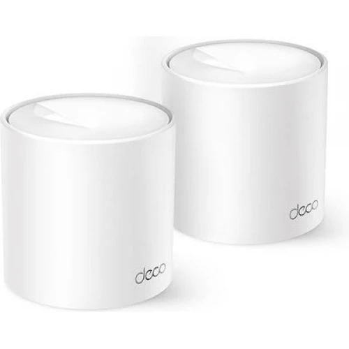 TP-LINK Deco X10 v1 Access Point Wi-Fi 6 Dual Band (2.4 & 5GHz) σε Διπλό Kit Λευκό