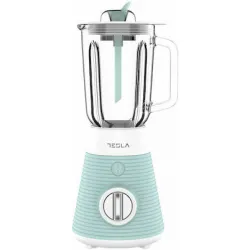 Tesla BL510BWS Μπλέντερ για Smoothies με Γυάλινη Κανάτα 1.5lt 500W Τιρκουάζ